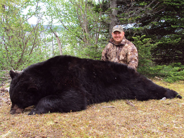 Dan Wallace and his Newfoundland Black Bear